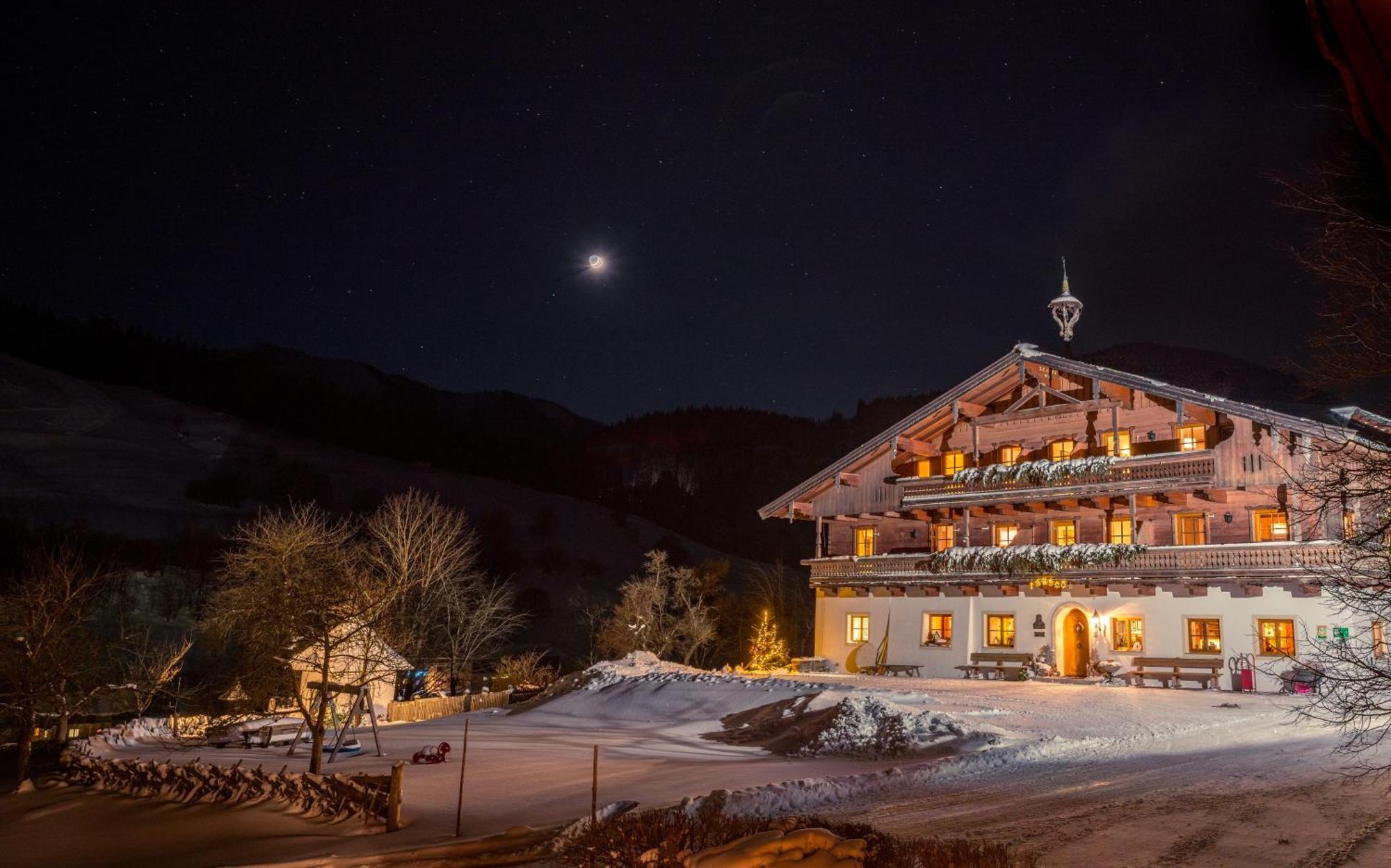 Erbhof Hinterrain Vila Leogang Exterior foto
